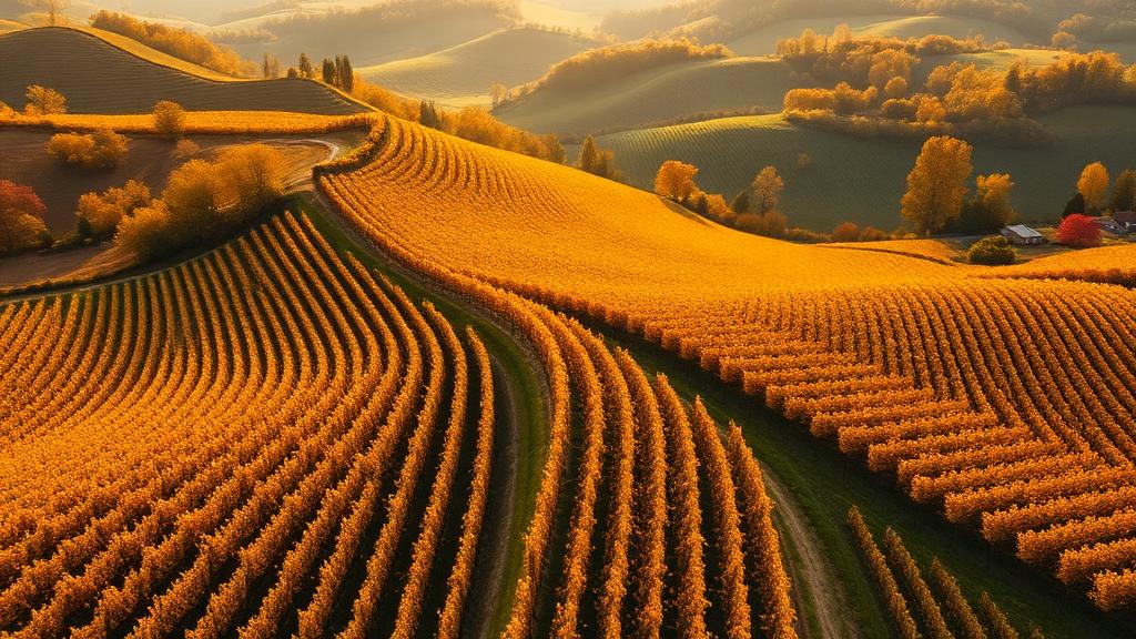 Vignobles de Bourgogne près de Dijon en automne — hébergement vin et oenotourisme
