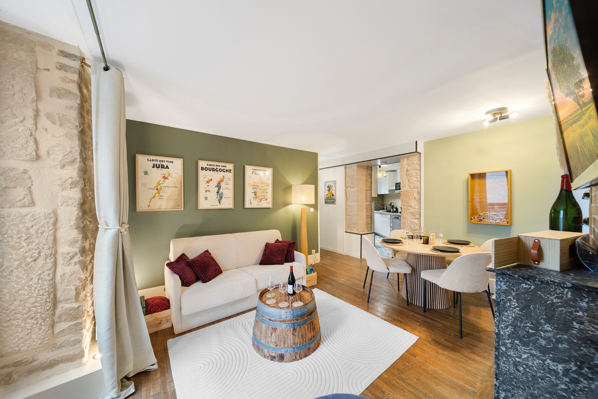 Oenosuite Charme & Vin — Appartement viticole de standing en hyper-centre de Dijon